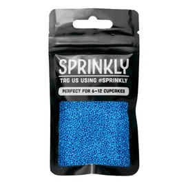 SPRINKLY - Glimmer 100's & 1000's (No E171) - Blue - 30g