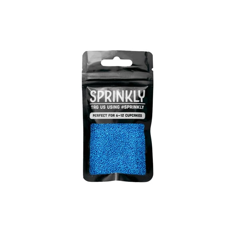 SPRINKLY - Glimmer 100's & 1000's (No E171) - Blue