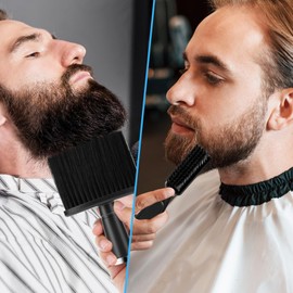 Neck Duster Barber Brush,3 PCS Barber Brush Hair Clipper Cleaning Brush Hairdresser Neck Brushes Barbers Supplies for Brushing off Hair Around Neckline and Ears After Haircut