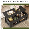 WLIVE Coffee Table, 47" Lift Top Coffee Table with Hidden