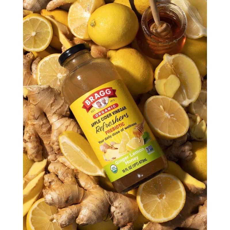 Bragg Organic Ginger Spice Apple Cider Vinegar Drink,16 Ounce --