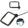 Arsir 3X Folding Magnifying Glass with Light, Retancular Lighted Magnifier