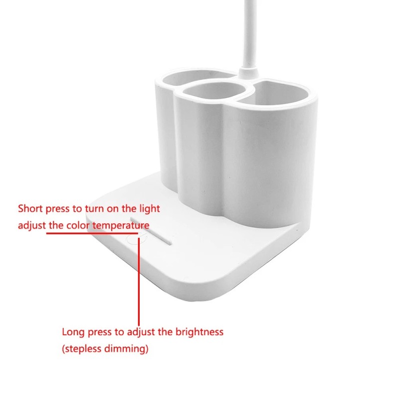 Desk Lamp Adjustable Swing Arm Lamp with Clamp Eye-Caring Reading