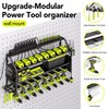 YFFSRJDJ Power Tool Organizer Wall Mount with Charging Station, 8