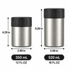 Stainless Steel Insulated Can Cooler – Double Wall Vacuum Beverage