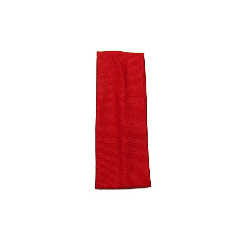 Bling Online 7cm Wide School Colour Bandeaux Elasticated Headband. (Red)