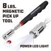Powerbuilt 8 lb LED Lighted Telescoping Magnetic Retriever Pick Up
