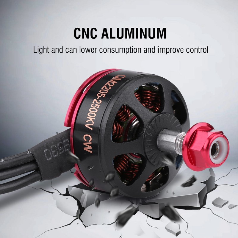 1pc QM2205-2500KV Racing Brushless Motor Drone Part for 210 220