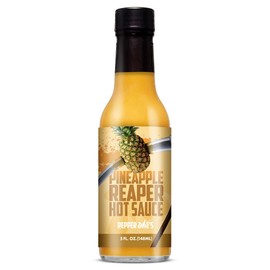 Pepper Joe’s Pineapple Reaper Hot Sauce – Premium All-Natural Carolina Reaper Sauce – Made with World’s Hottest Chili Pepper and Ripe Pineapple – 5 Ounces