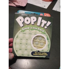 chuckle & roar Pop It Fidget Toys, Glow In The Dark  Round,  (2 Pack)