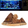 Aquarium Pyramid Decor Realistic Safe Resin Fish Tank Pyramid Hiding