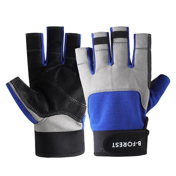 B-Forest 3/4 Finger Paddling Gloves for Kayaks, Canoes and SUP