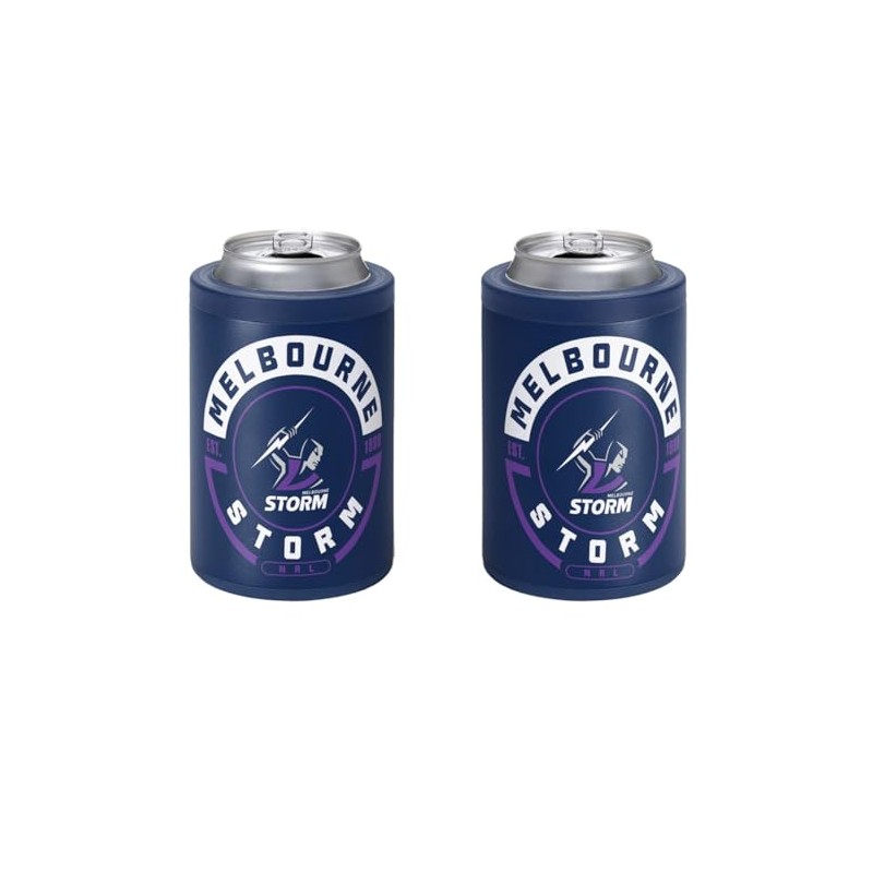 Melbourne Storm NRL Rugby League Insulated Can Cooler with Lid