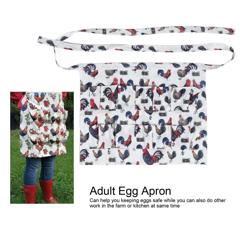 Eggs Apron Eggs Collecting Gathering Holding Apron for Chicken Hense