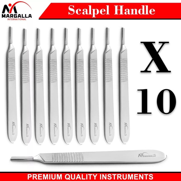 Margalla int® Dental Scalpel Handle Stainless Steel Knife Blade holder