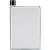 Flat Drink Cold Water Bottle, Reusable Slim A6 Bottle, Portable