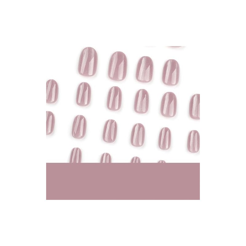 24 Piezas de Uñas Postizas a Presión, Uñas Falsas Cuadradas