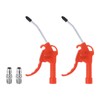 sourcing map 2pcs Air Blow Gun Stainless Steel High Pressure