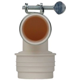 Kakudai 437-221 Elbow for Washing Machine Drain Trap VU No Pan Compatible Models 426-001-50 and others