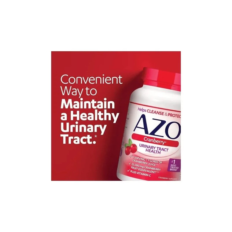 AZO Cranberry + Probióticos y Vitamina C (100 tabletas)