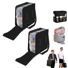 2Pcs Carrying Bag for Ninja Slushie FS605 and FS601, Travel Cover for Ninja Slushie Machine, Front Opening for Easy Access,Carrying Bag for Ninja Slushie Max with Padded Handle and Shoulder Strap