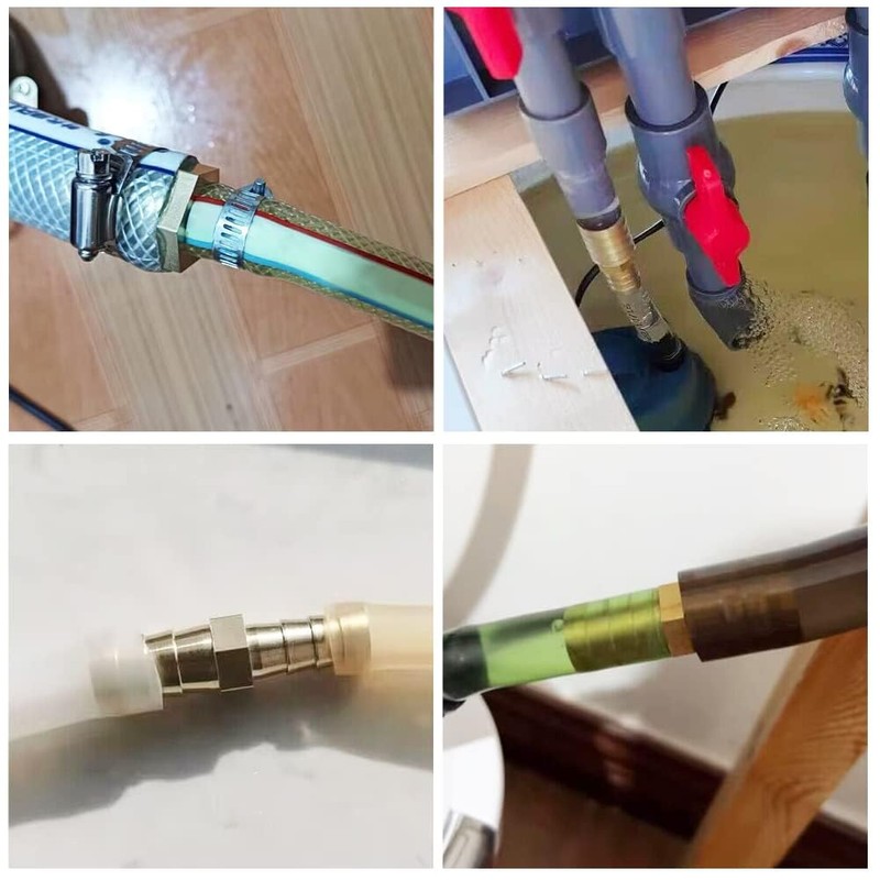 Joywayus Hose Barb Reducer 1/8" to 1/4" Reduce Hose Reducing