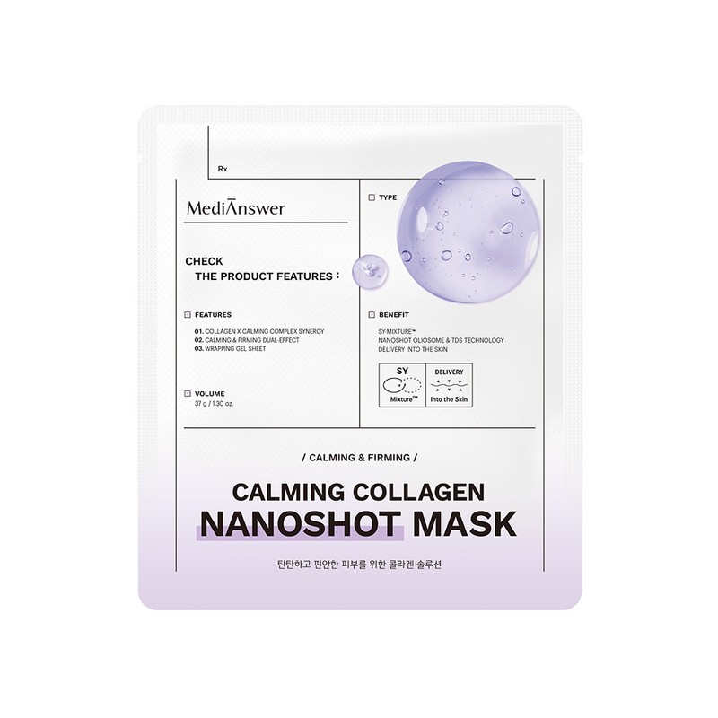 MediAnswer Calming Collagen Nano Shot Mask 1ea - MediAnswer Calming