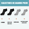 Calcetines Yoga para Mujeres y Hombres, 4 Pares Calcetas Pilates