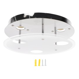 Ceiling Light Modern GU10 Bulb Socket Round Flush Mount Ceiling Lamp for Bedroom Living Room 85‑265V
