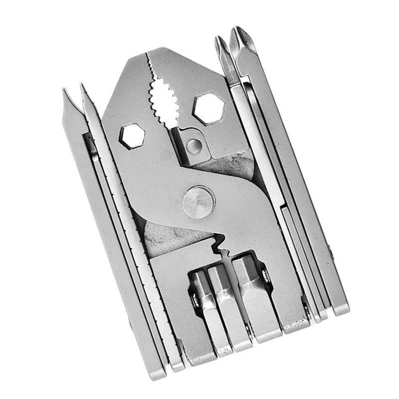 25 in 1 Foldable Pliers Stainless Steel Multifunctional Compact Pliers