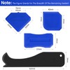 Outus 4 Pieces Silicone Caulking Tool Set Sealant Finishing Grout