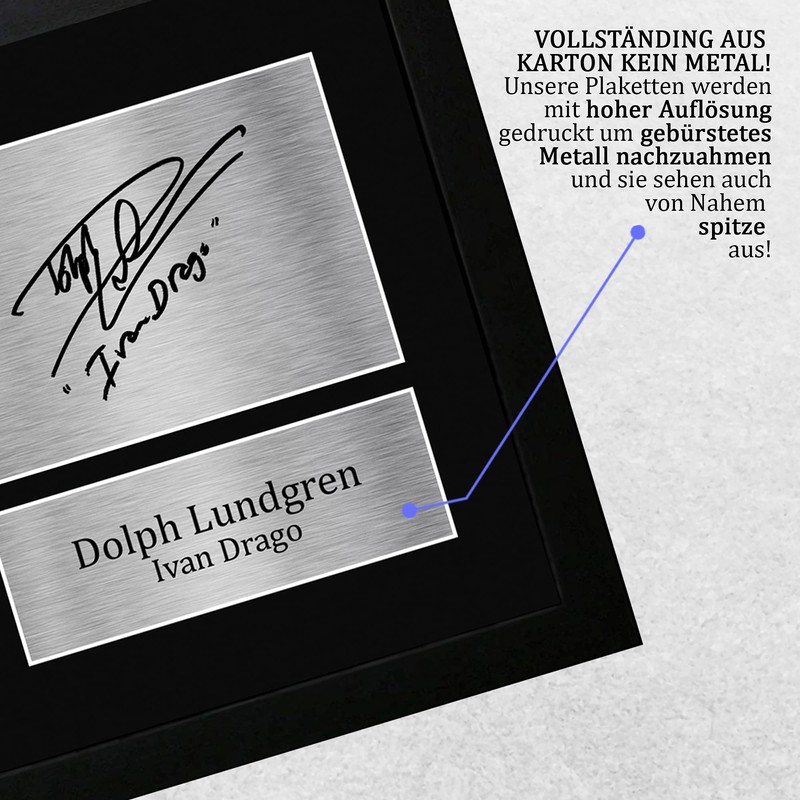 HWC Trading A4 FR Dolph Lundgren Rocky 4 IV Ivan