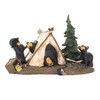 Camp Runamuck Bear Black Bear 5 x 7.5 Hand-cast Resin