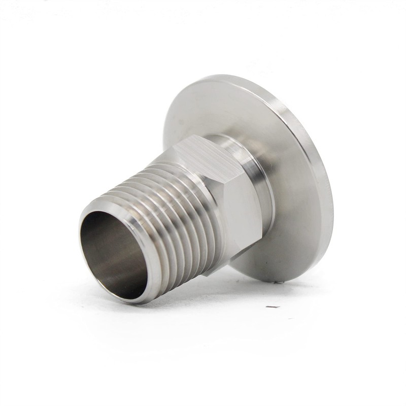 QMINOX SS304 KF25 NPT Male Adaptor thread 1/2" NW25 KF