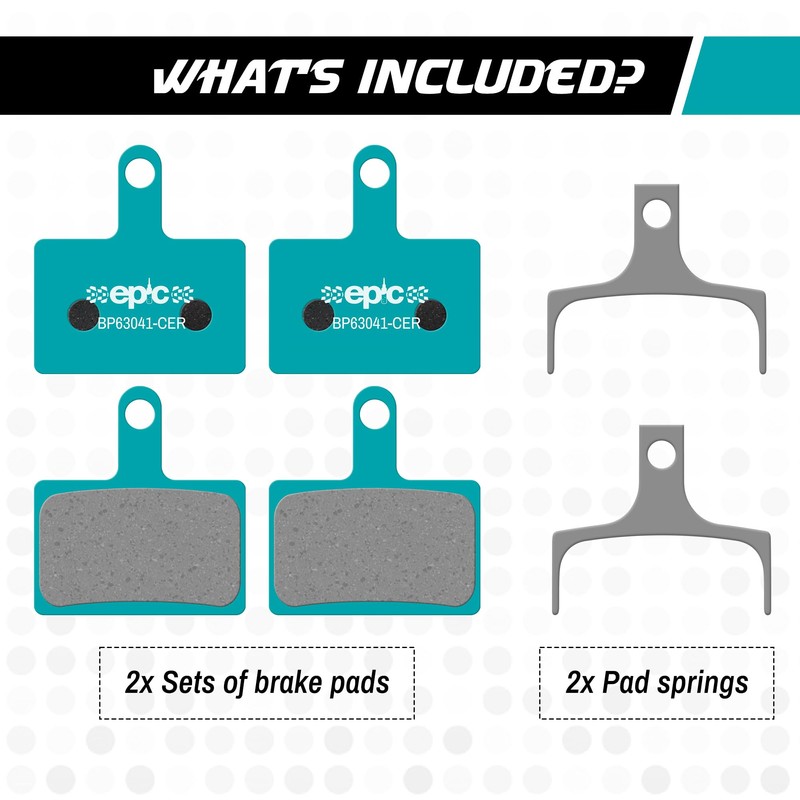 epic Disc Brake Pads for Shimano Brakes | K02S, K03Ti,