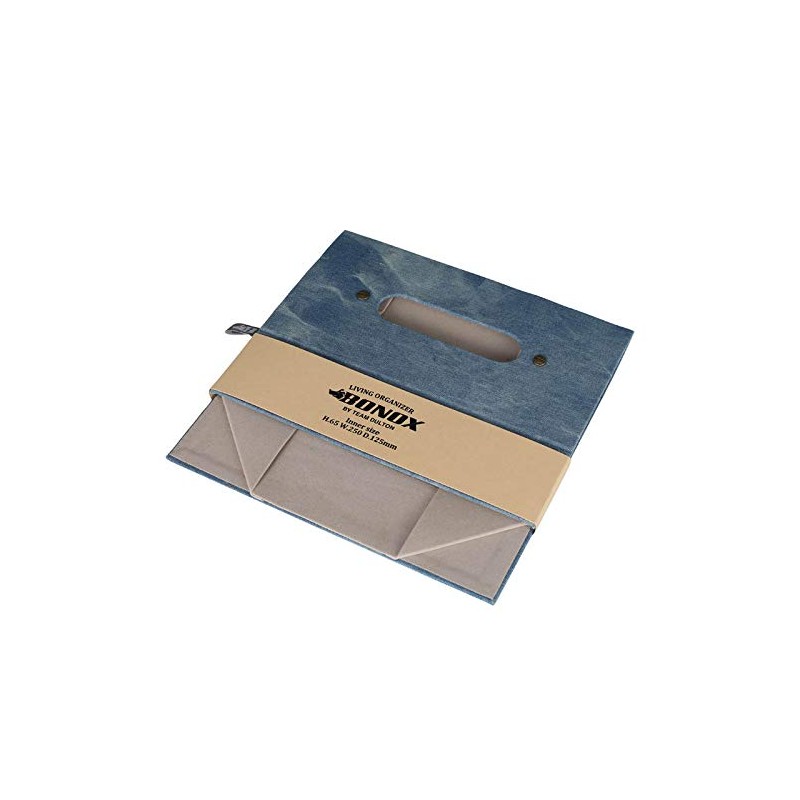 Dulton H20-0155LDM Cover, Fall Double Tissue Box, Light Denim, Height