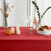 Mysky Home Table Cloth 54x120 Inch Valentine's Day Tablecloth Red