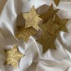 kokoni (Birthday Christmas) Star Garland, Gold/Silver, String Approx. 3.3 ft