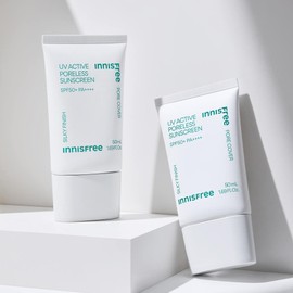 innisfree 톤업+모공커버 포어리스 선크림.