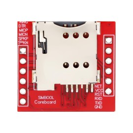 GPRS GSM Breakout Module Binghe GPRS GSM MicroSIM Module with Quad-Band 850/900/1800/1900MHz SIM Card Slot + PCB Antenna, 3.7~4.2V, TTL Serial Interface Suitable for IoT Devices