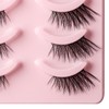 5 Pairs 3DShort Mink Eyelashes Super Dense Stage Makeup Natural