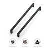 Ravinte 18 Pack 12-3/5 Inch Kitchen Square Cabinet Handles Matte