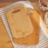 Karaca Defne Bamboo Chopping Board Set - 2-Piece Wooden Cutting