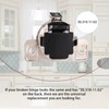Lyreh 8pcs Cabinet Hinges for Blum, Silver Stainless Steel 1/2