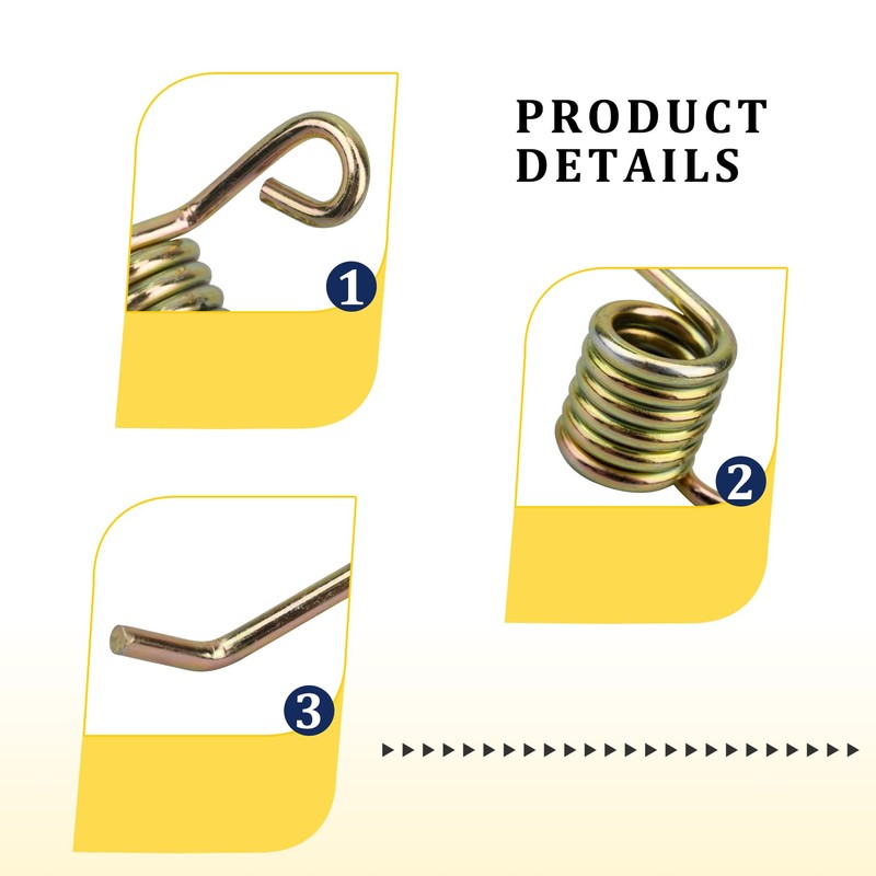 3 Pack 330105 Universal Power Rake Replacement Springs Compatible with