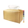 Gold Tissue Box Cover Rectangular – Plus Size Leather Tissue