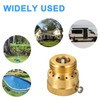 Vacuum Breaker Hose Bib Backflow Preventer, 3/4 Inch, Anti-Siphon Vacuum