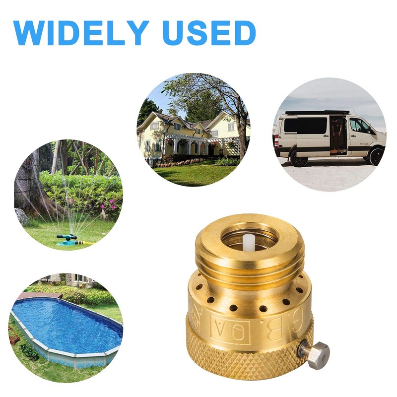 Vacuum Breaker Hose Bib Backflow Preventer, 3/4 Inch, Anti-Siphon Vacuum