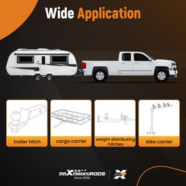 maXpeedingrods Class 3 Trailer Hitch, 2 Inch Receiver, Tow Hitch Receiver for Can-Am Outlander/Renegade 1000 450 500 570 650 800 850 MAX XMR 2012-2023