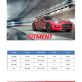 GAIASURGE Front Dics Brake Caliper Assembly with Bracket Compatible with Select Hyundai and Kia Models - Tucson 2011-2015, For Sportage 2011-2016| Front Brake Caliper for 19-B6402 & 19-B6403